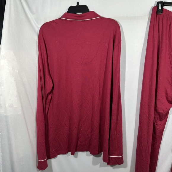 NEW COSABELLA [ PLUS 2X ] Bella Contrast-Trim‎ Long Sleeve Pajama Set Pink - Picture 14 of 16